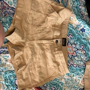 Beige shorts